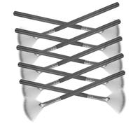 BAZEITFLOW 10pcs Small Fan Makeup Brushes Soft Powder Applicators for Highlighter Blush and Acid Essence Precise Control Facial Detailing and Versatile Beauty Use