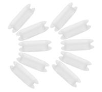 BAZEITFLOW 10pcs Transparent Plastic Carrying Handles for Corrugated Cardboard Boxes Ergonomic Grip Tool Installation PP Material for Moving Storage and Logistics Use