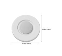 BAZEITFLOW 10pcs Universal Remote Control Holder Remote Holder for Bedroom White