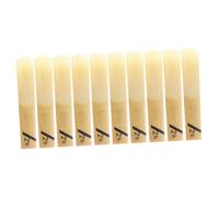 BAZEITFLOW 10pcs Waterproof b Clarinet Reeds Strength 2.5 for Woodwind Instruments Clarinetist Accessories Suitable for Musical Performances