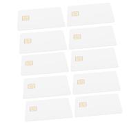 BAZEITFLOW 10pcs White Ic Cards with Chip 16k Memory Pvc Access Control Cards for Communities and Schools Efficient and Secure Smart Door Entry
