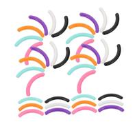 BAZEITFLOW 120pcs Eyelash Curler Replacement Cushions High Elastic Silicone Refills with Colorful Pads for Enhanced Curling Multi Color Eyelash Curler Refill Pads for Home Travel and Outdoor