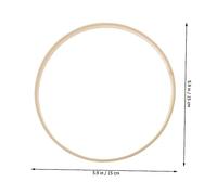 BAZEITFLOW 12pcs Bamboo Dream Catcher Rings DIY Craft Hoops for Handcraft Wreaths Mandalas and Windchimes Smooth Bamboo Frame Accessories