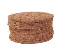 BAZEITFLOW 12Pcs Bird Nest Mat Durable Coconut Egg Pad for Pigeon Breeding Breathable Accessory for Nesting Easy to Clean for Bird Eggs Protection