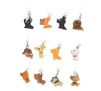 BAZEITFLOW 12Pcs Dog Pendant Earphone Jack Plugs Dustproof Phone Charm Dust Protection for Headphone Jack Random Styles for Electronic Devices