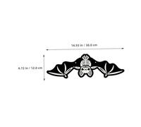 BAZEITFLOW 12pcs Glow Dark Hanging Bats Halloween Decoration Lightweight Luminous Bat Ornaments for Indoor Outdoor Wall Stickers and Party Decor