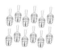 BAZEITFLOW 12pcs Honeycomb Lip Gloss Tube Mini Beehive Shape Container Empty Lipstick Tube for Lip Gloss Makeup