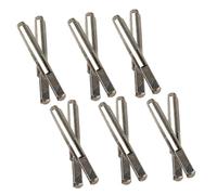 BAZEITFLOW 12pcs Lyre String Peg Replacement Metal Tuning Pegs for Lyre Harp Accessories Smooth Polished Pins for Precise String Fixing and Easy Installation