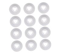 BAZEITFLOW 12pcs PVC Pipeline Covers for Wall-Mounted Heating Pipes High Heat Resistant Radiator Pipe Decoration Covers Corrosion Resistant Plastic Sleeve for Wall Concealment and Surface