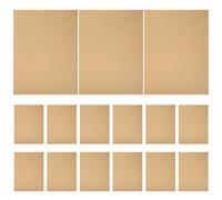 BAZEITFLOW 15pcs Braille Handwriting Paper Cardstock Paper Improves Writing Skills for Braille Learning Suitable for Alphabet Board Light Brown 11.71x9.39x0.04in Present for Visually Impaired