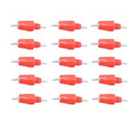 BAZEITFLOW 15pcs Chicken Watering Fountain with Red Stainless Steel Nipples Automatic Drinker for Poultry Farming Suitable for Broilers Layers Ducks and Game Birds Easy to Clean