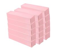 BAZEITFLOW 15pcs Pink Paper Lipstick Boxes Packaging Bulk Empty Lip Gloss Holder Containers for Lip Balm Wrapping Cosmetic Storage with Sleek Surface and User-friendly Design