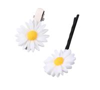 BAZEITFLOW 16 Pcs Daisy Hair Clips and Bobby Pins Set Sweet Floral Barrette Hair Accessories for Girls for Everyday Styling