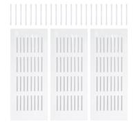 BAZEITFLOW 160pcs Small Eyelash Rods Cotton Lash Curlers for Home and Store Use Bend Eyelash Bar Tools with Strong Stickiness S