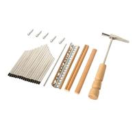 BAZEITFLOW 17 Keys Kalimba Thumb Piano DIY Saddle Kit DIY Kalimba Keys Repairing Parts for Thumb Piano Supplies for Music Enthusiasts and Beginners
