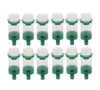 BAZEITFLOW 18Pcs Small Automatic Bird Water Dispenser for Cages - Parakeet and Budgies Waterer with Anti-Spill Design, Indoor Bird Cage Water Accessory