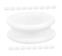 BAZEITFLOW 18pcs Soft Silicone Finger Protector Rings for Dog Grooming Scissors Comfortable Barber Shears Inserts for Precise Hair Cutting Professional Finger Grips for Pet and Hairdressers