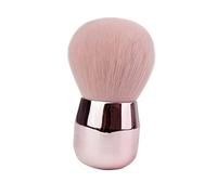 BAZEITFLOW 1pc Handle Mushroom Cosmetic Brush for Loose Powder Blusher Durable Makeup Application Tool with Comfortable Grip for Home Professional Use