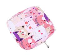 BAZEITFLOW 1Pc Portable Sanitary Napkin Storage Bag for Women Multifunctional Travel Pouch for Menstrual Products Coins Cards and More