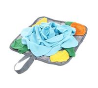 BAZEITFLOW 1pc Rabbit Snuffle Pad Fleece Foraging Mat for Guinea Pigs Bunnies Slow Feeding Non Slip Base Washable Stimulates Instincts Provides Mental Physical Health