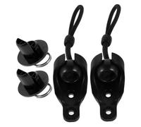 BAZEITFLOW 1set Curtain Rod Bracket Kit Windproof Cord and End Caps Complete Installation Accessories for Roller Shades and Window Curtains Includes Screws and Wall Plugs for Use