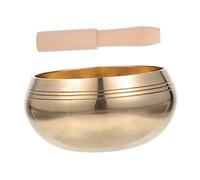 BAZEITFLOW 1Set Handmade Tibetan Singing Bowl with Mallet Meditation Bowl for Yoga Sound Therapy and Chakra Healing for Relaxation and Mindfulness Practices
