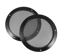 BAZEITFLOW 2 Pcs Anti-collision Speaker Protection Nets for Car Audio Subwoofer Mesh Grilles Household Sound System Covers