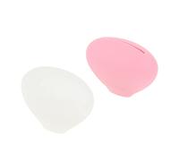BAZEITFLOW 2 Pcs Reusable Silicone Makeup Brush Covers Durable Protective Cosmetics Brush Protectors for Makeup Storage and Vanity Organization