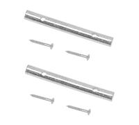BAZEITFLOW 2 Sets Bowing Rod Headstock String Retaining Bars Guitar Strings Tension Bar for Electric Guitar Parts