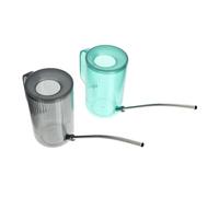 BAZEITFLOW 2 Sets Indoor Watering Cans with Long Stainless Steel Spouts Lightweight Plastic Pots for Houseplants Transparent Design for Easy Water Level Check Reusable Garden Plant Watering