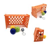 BAZEITFLOW 2 Sets Parrot Training Football Mini Soccer Intelligence Development Playground for Parrots and Similar Sized Birds Durable Mental Stimulation Interactive Random Color