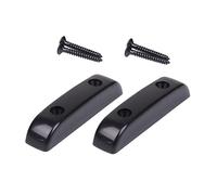BAZEITFLOW 2 Sets Plastic Bass Guitar Thumb Rest with Mounting Screws Durable Support for Right Hand Softened Design for Correct Position Practical Beginner Accessory