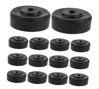 BAZEITFLOW 20 Pcs Aquarium Air Diffuser Fish Tank Diaphragm Replacement Air Pump Accessories Aquarium Diaphragm Fish Tank Black