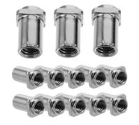 BAZEITFLOW 20 Pcs Drum Snare Nut Swivel Lug Replacement Parts for Drum Set Cymbal Stand Accessories Easy Install Stable Support for Percussion Drummers