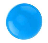 BAZEITFLOW 200mm Sky Blue Stainless Steel Hollow Gazing Ball Decorative Reflective Metal Mirror Globe Hanging Ornament for Home and Garden