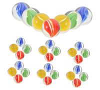 BAZEITFLOW 200Pcs Colored Glass Marbles for Butterfly Feeder Garden Decoration Durable Marble Ornaments with Vibrant Red Blue Green Yellow Hues Outdoor Fish Tank Vase Accent