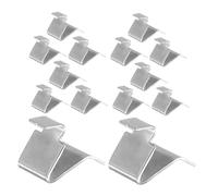 BAZEITFLOW 20pcs Adjustable Heavy Duty Iron Shelf Pegs Clips Cabinet Shelf Brackets for Kitchen Cabinets Bookcase Supports with Easy Installation