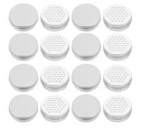BAZEITFLOW 20Pcs Aluminum Dog Scent Training Tins with Perforated and Square Lids, Portable Nosework Containers for Canine Scent Detection and Sniffing Practice, Suitable for Indoor and