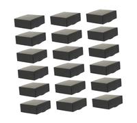 BAZEITFLOW 20Pcs Black Cardboard Candy Packing Boxes Small Favor Party Treats Boxes Easy Assembly for Weddings Birthdays and Holiday Celebrations