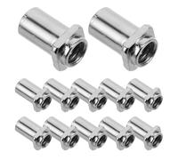 BAZEITFLOW 20pcs Drum Swivel Nuts Drum Replacement Parts Tom Lug Swivel Nuts Spare Part for Tom Fit for Snare Stand and Accessories