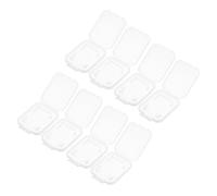 BAZEITFLOW 20pcs Memory Card Case and Card Holder Set Single Slot Storage Boxes Portable Carrying Box Compact Organizer for Travel Use