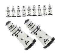 BAZEITFLOW 20pcs Miniature Lighthouse Figurines for DIY Craft Projects Coastal-themed Resin Ornaments Tiny Nautical Garden Decor Accessories for Fairy Gardens and Terrariums