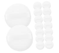 BAZEITFLOW 20pcs Velour Makeup for Soft Cosmetic Powder Applicators Compact Face Pads for Foundation Concealer Blusher Highlighter Random Color