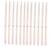 BAZEITFLOW 20pcs Wood Drumsticks 5a Sturdy Non-slip Design Good Working Performance Beige Practical Musical Parts for Adult Musicians Stage Performance
