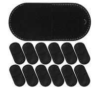 BAZEITFLOW 24 Pcs Large Black Reusable Soft Eye Patches for Glasses Lightweight Lazy Eye Cover for Boys Adults Comfortable