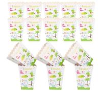 BAZEITFLOW 24pcs Dinosaur Pattern Popcorn Boxes for Birthday Party, Paper Candy Treat Containers, Cute Green Creature Design Popcorn Paper Boxes for Party Supplies