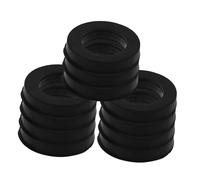 BAZEITFLOW 24pcs Rubber Flat Gasket Washer Kit Elastic Seal Washers for Plumbing High Temperature Resistant Rubber Pipe Seals for Shower Hose Water Connections
