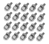 BAZEITFLOW 24Pcs Shelf Pins with Suction Cup Strong Grip Cabinet Shelf Supports for Shelving Seven Shaped Design Reinforced Clips for Cupboard Shoe Cabinet Furniture Easy Installation