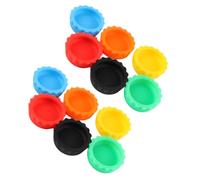 BAZEITFLOW 24PCS Silicone Reptile Feeding Bowls Set for Small Pets, Colorful Shallow Wide-Edge Bowls for Lizards, Bearded Dragons, Tortoises, and Geckos, Suitable for Terrariums and Vivarium