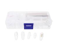 BAZEITFLOW 25 Pairs Glasses Nose Pad Replacement Silicone Cushions with Air Chamber Anti-Slip Design Eyeglass Repair Kit for Comfortable Fit and Pressure Relief on Eyeglasses Nose Bridge